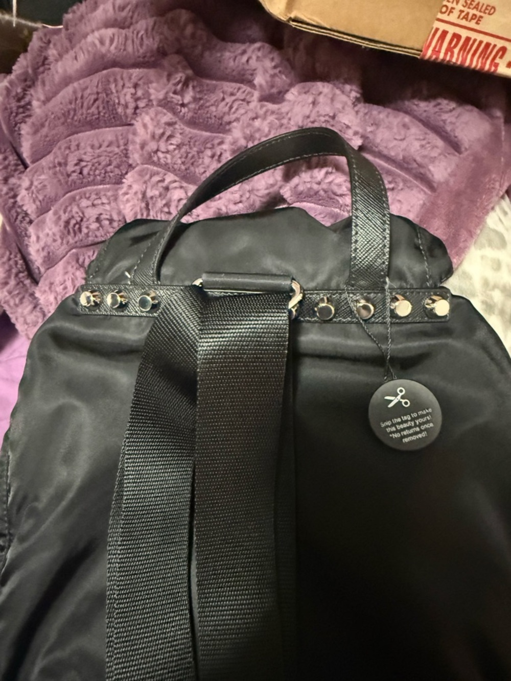 PRADA LIMITED EDITION STUDDED BACKPACK - Picture 7 of 8